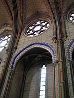 Carcassonne - Cathedrale Saint-Michel - Peinture interieure (4)